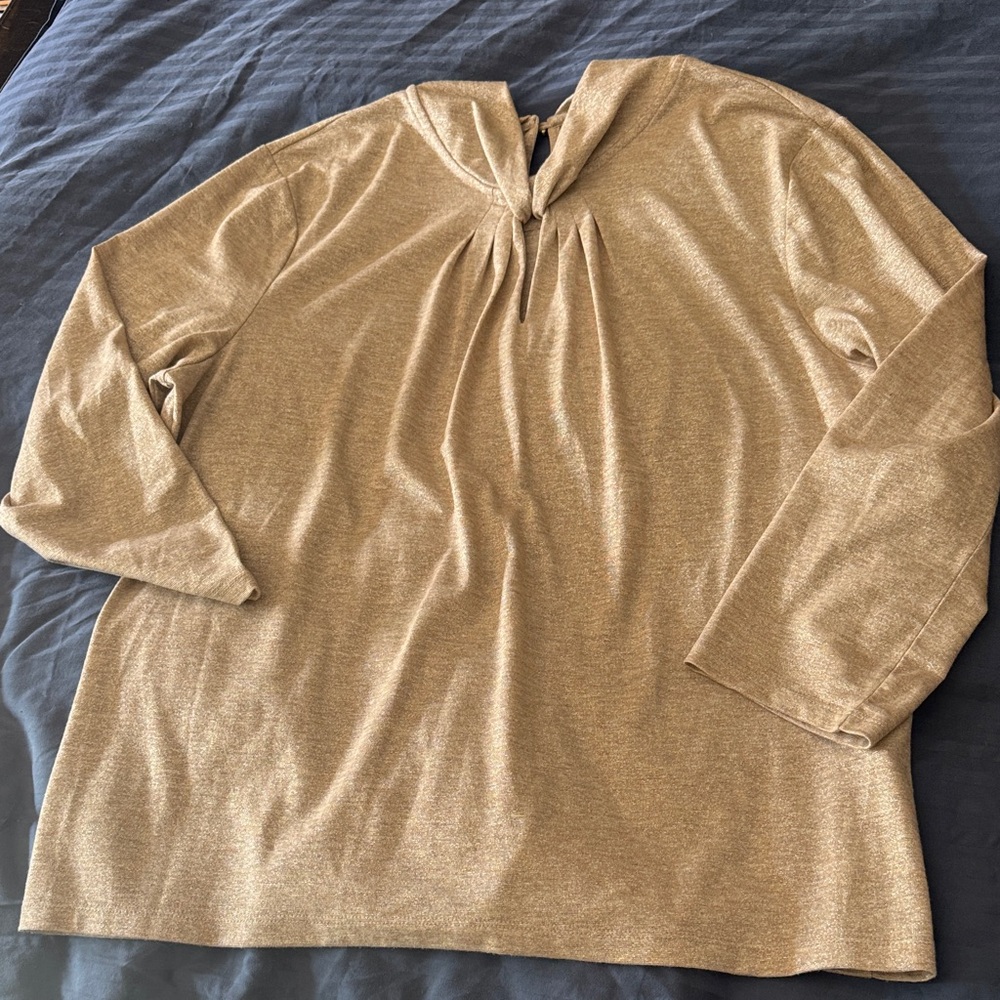 Karl Lagerfeld Gold Top
